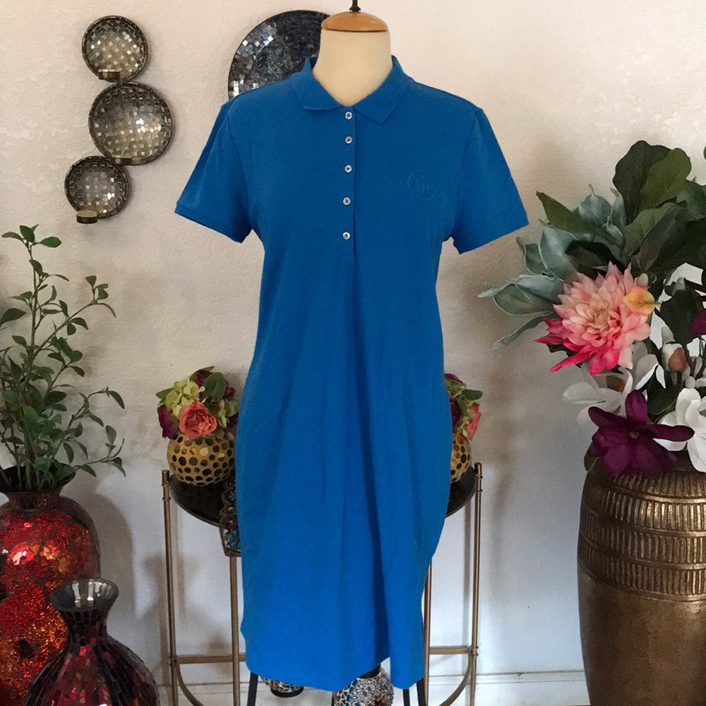 NWT Tommy Hilfiger Blue Tennis Dress Size L